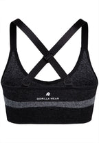 Gorilla Wear Selah Seamless Sports Bra - Noir