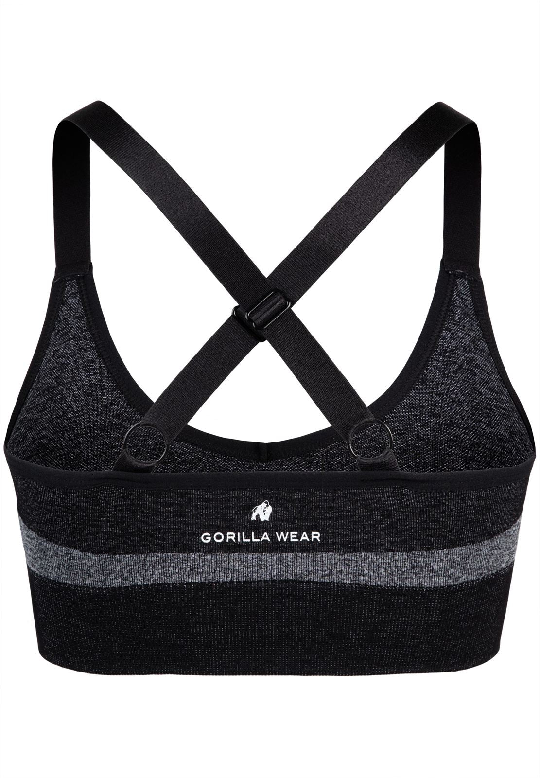Gorilla Wear Selah Seamless Sports Bra - Noir