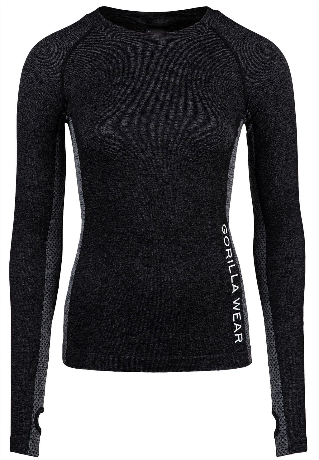 Gorilla Wear Selah Seamless Long Sleeve - Noir