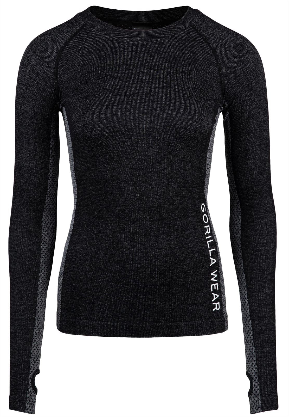 Gorilla Wear Selah Seamless Long Sleeve - Noir