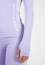 Gorilla Wear Selah Seamless Long Sleeve - Lila