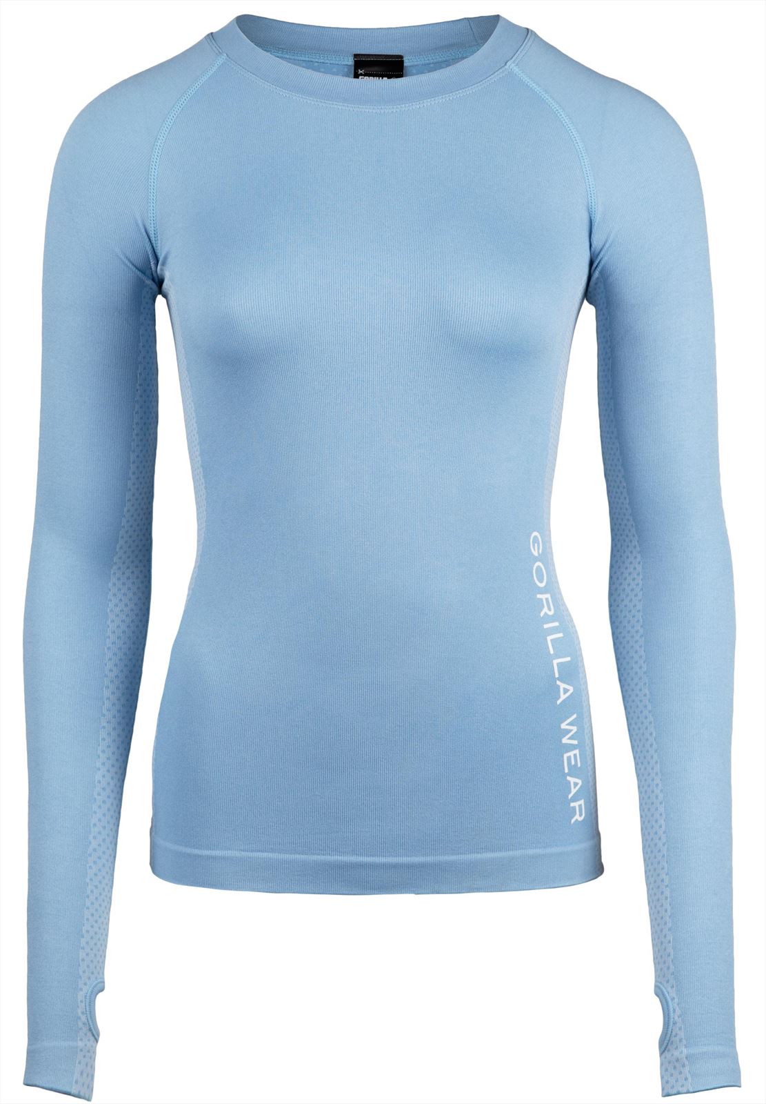 Gorilla Wear Selah Seamless Long Sleeve - Lichtblauw