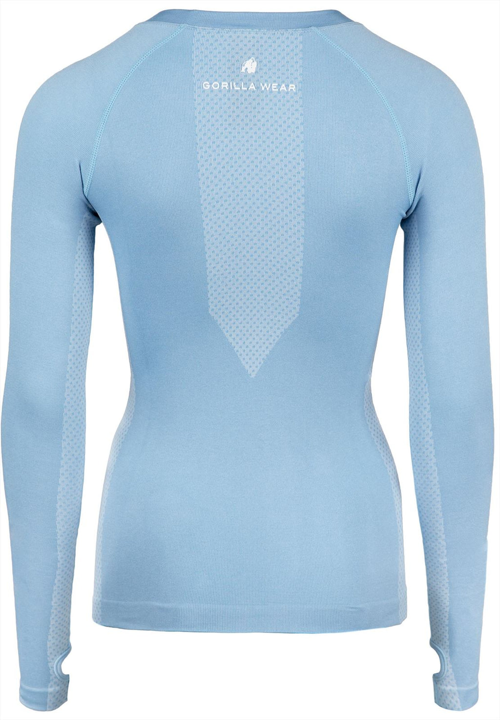 Gorilla Wear Selah Seamless Long Sleeve - Lichtblauw