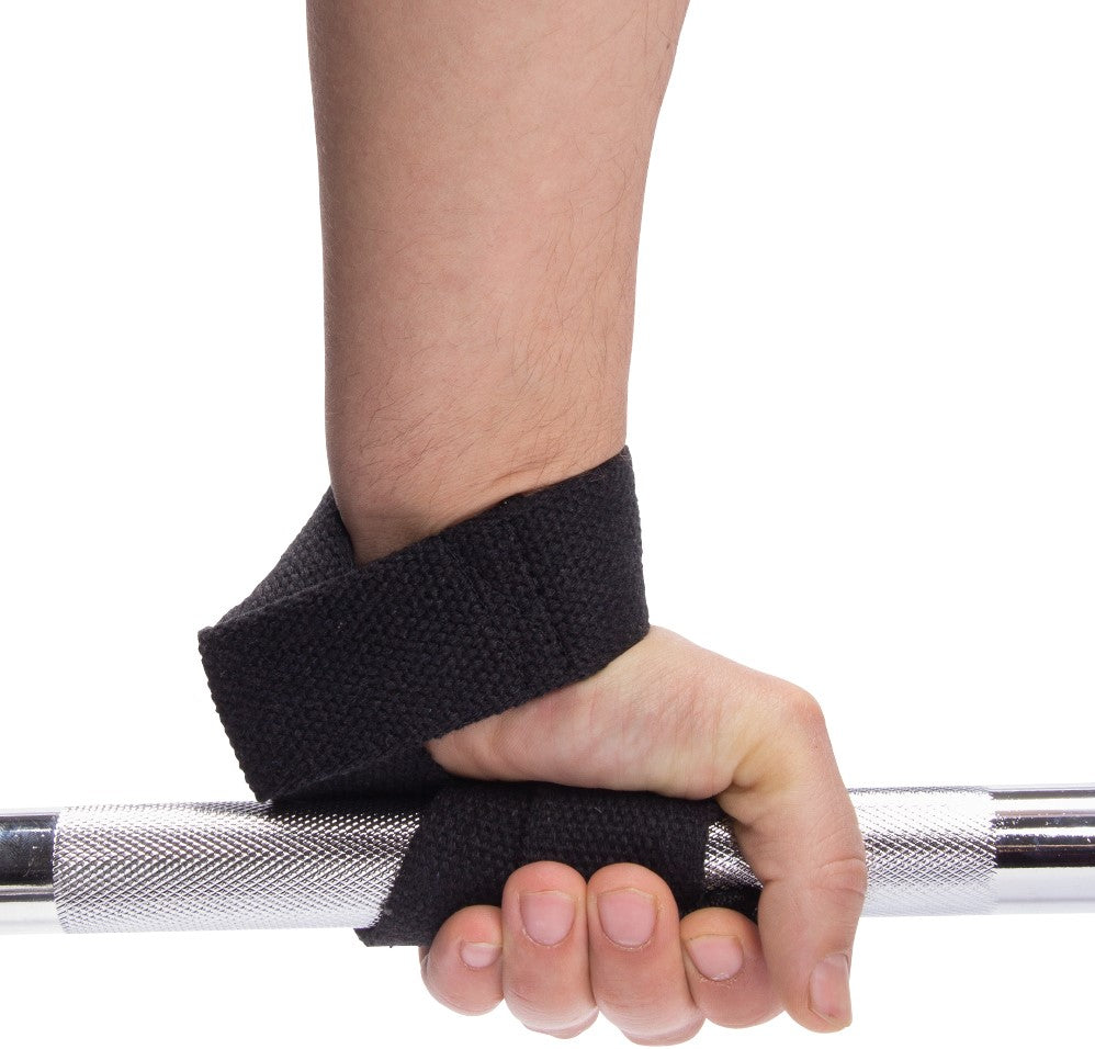 Gorilla Wear Non-Padded Lifting Straps - Noir