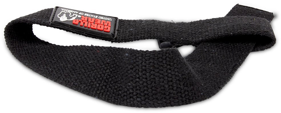 Gorilla Wear Non-Padded Lifting Straps - Noir
