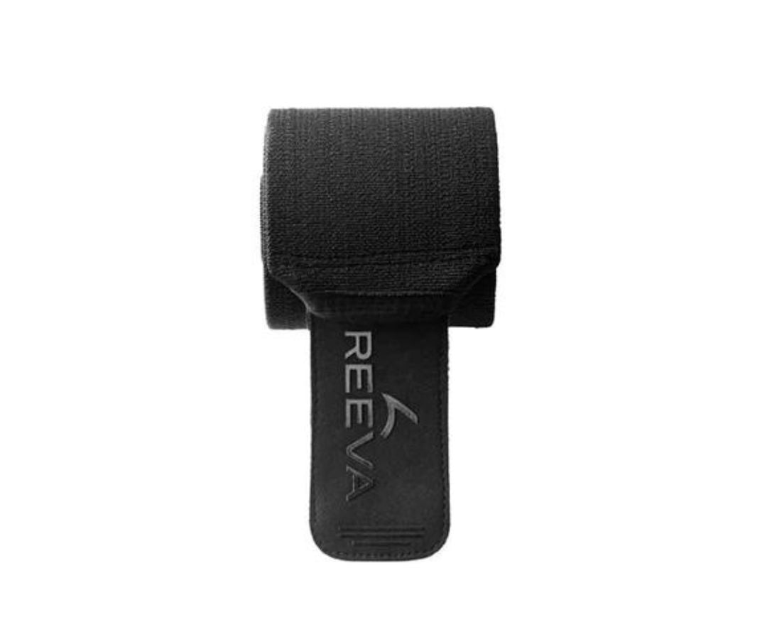 Reeva Powerlifting Knee Sleeves - Bandages de genou - 7 mm - Noir