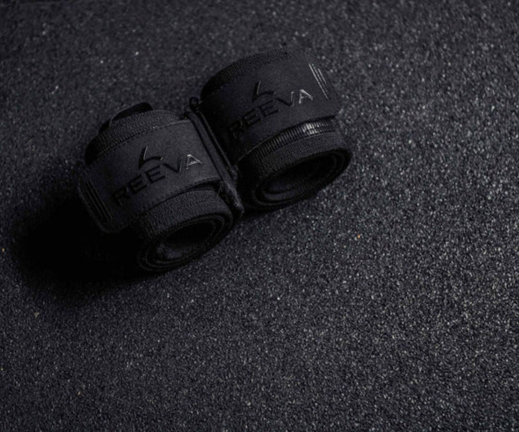 Reeva Powerlifting Knee Sleeves - Bandages de genou - 7 mm - Noir