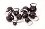 Muscle Power Rubberen Kettlebell - Zwart - 40 kg