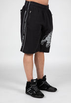 Gorilla Wear Buffalo Old School Workout Shorts - Noir/Gris