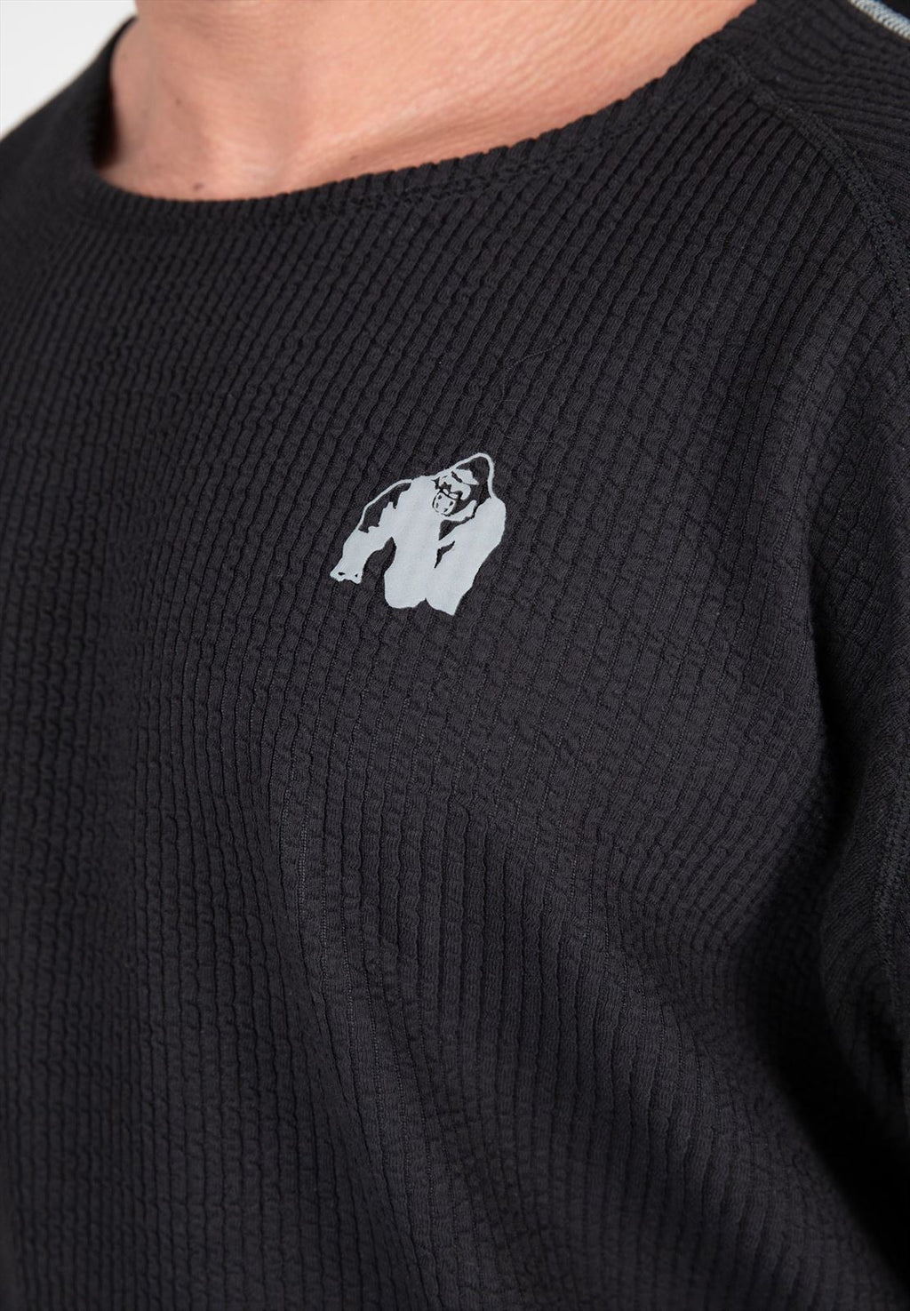Gorilla Wear Buffalo Old School Workout Top - Noir/Gris