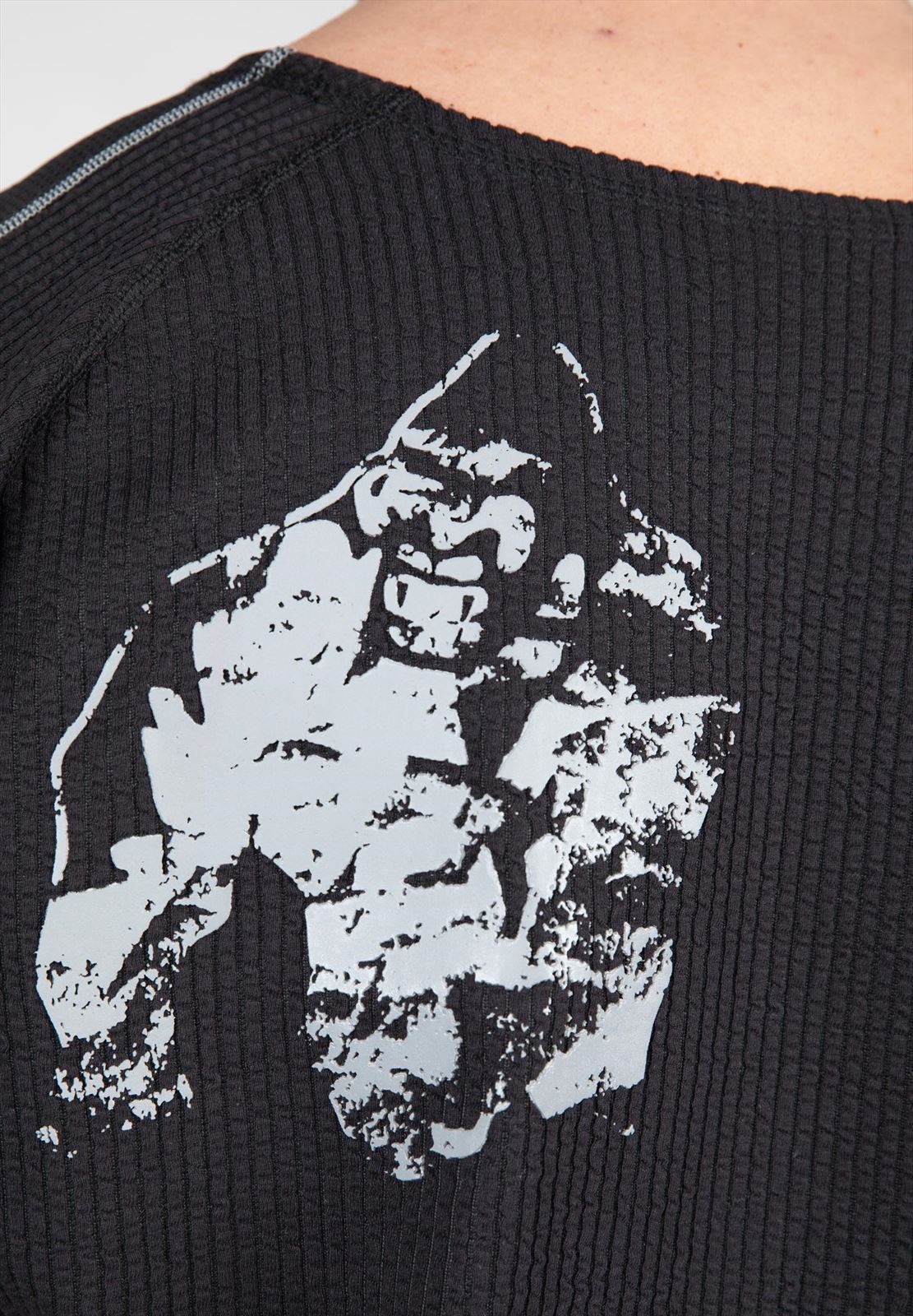 Gorilla Wear Buffalo Old School Workout Top - Noir/Gris