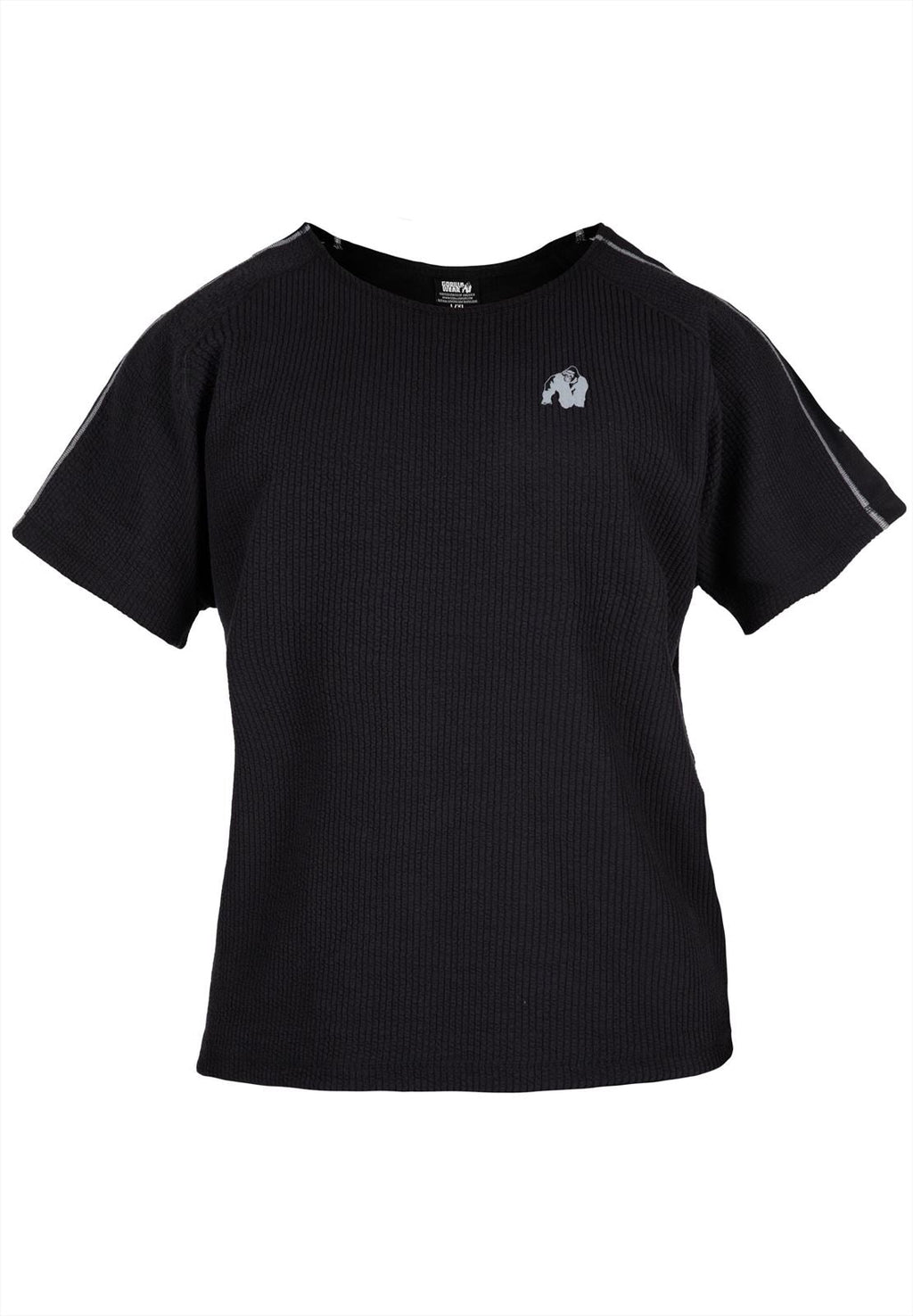 Gorilla Wear Buffalo Old School Workout Top - Noir/Gris
