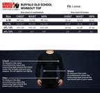 Gorilla Wear Buffalo Old School Workout Top - Noir/Gris