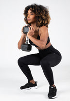 Gorilla Wear Quincy Seamless Sportbeha - Zwart