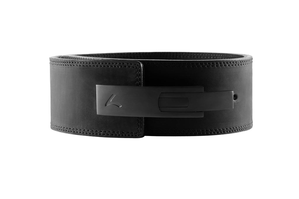 Reeva Lifting Belt van Nubik Leer - Zwarte RVS Gesp - 13 mm