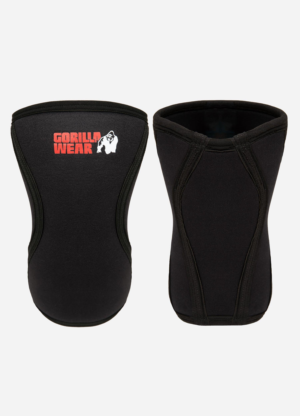 Gorilla Wear Knee Sleeves - 5mm - Zwart