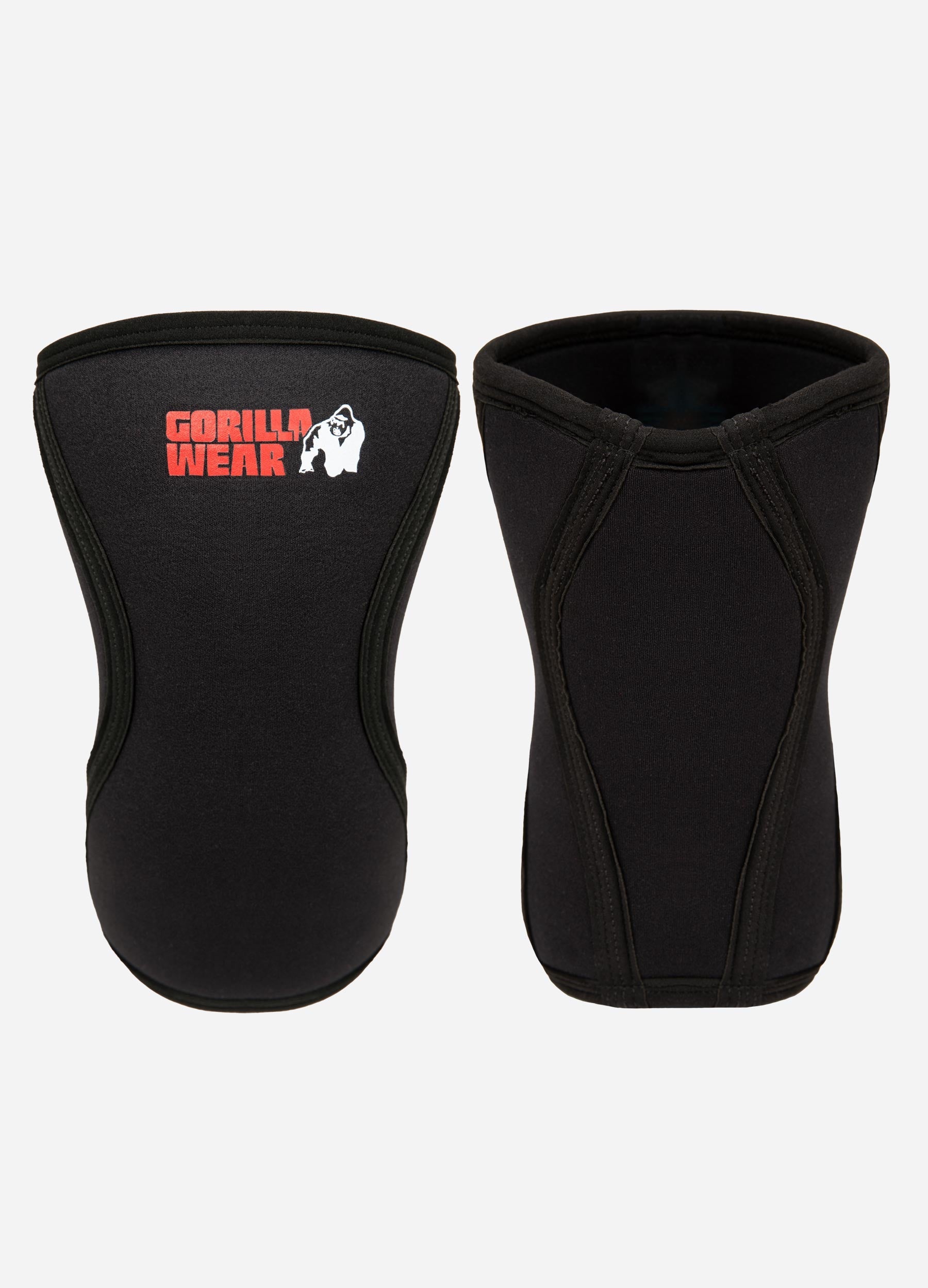 Gorilla Wear Knee Sleeves - 5mm - Zwart