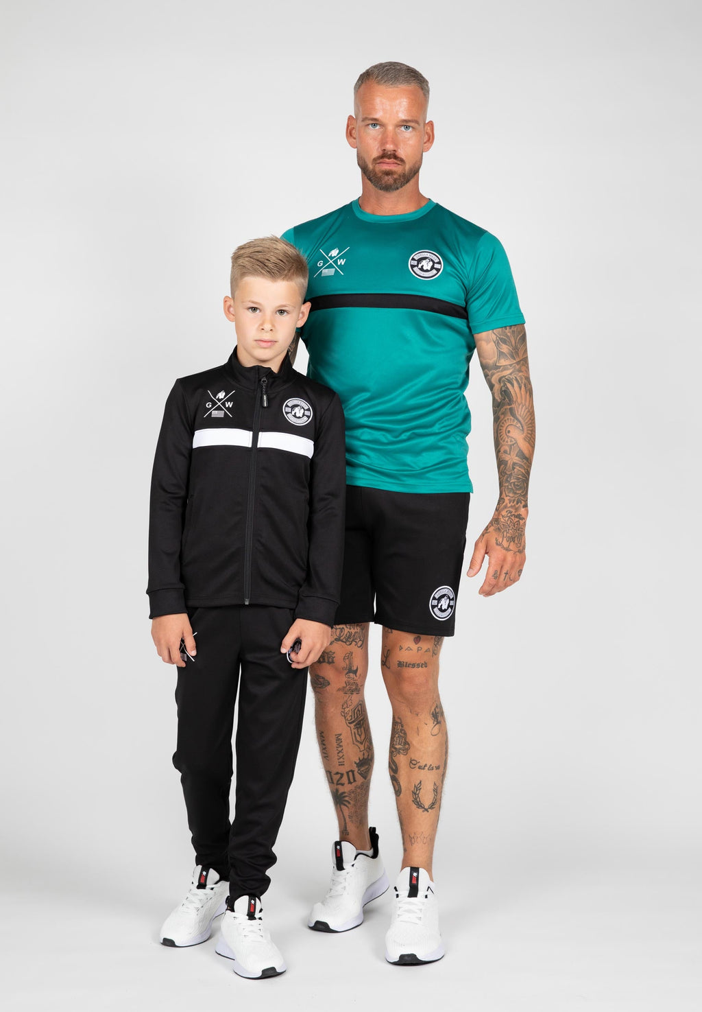 Gorilla Wear Vernon Kids Trainingsjas - Track Jacket - Zwart