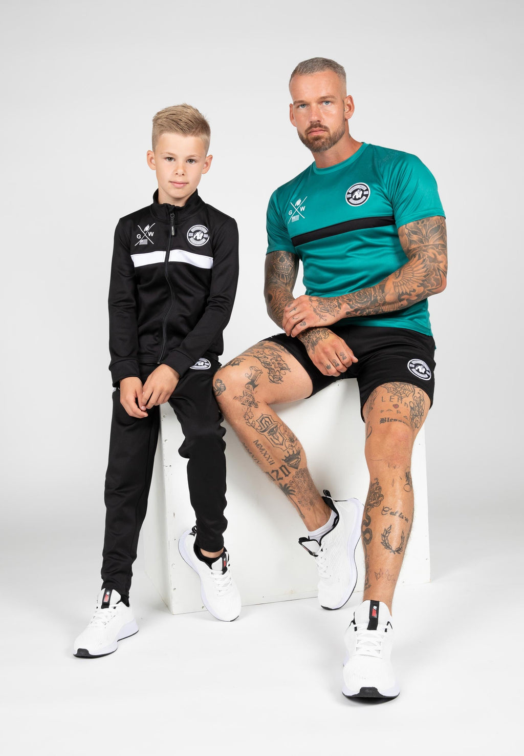 Gorilla Wear Vernon Kids Trainingsjas - Track Jacket - Zwart