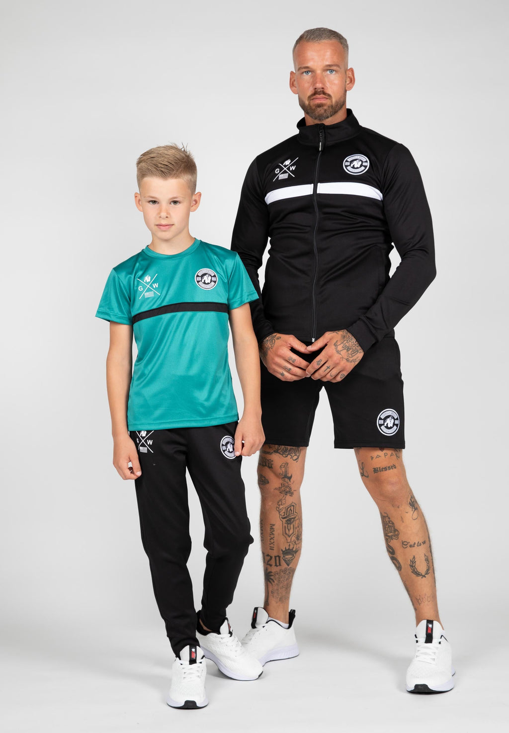 Gorilla Wear Vernon Kids T-shirt - Groen/Blauw
