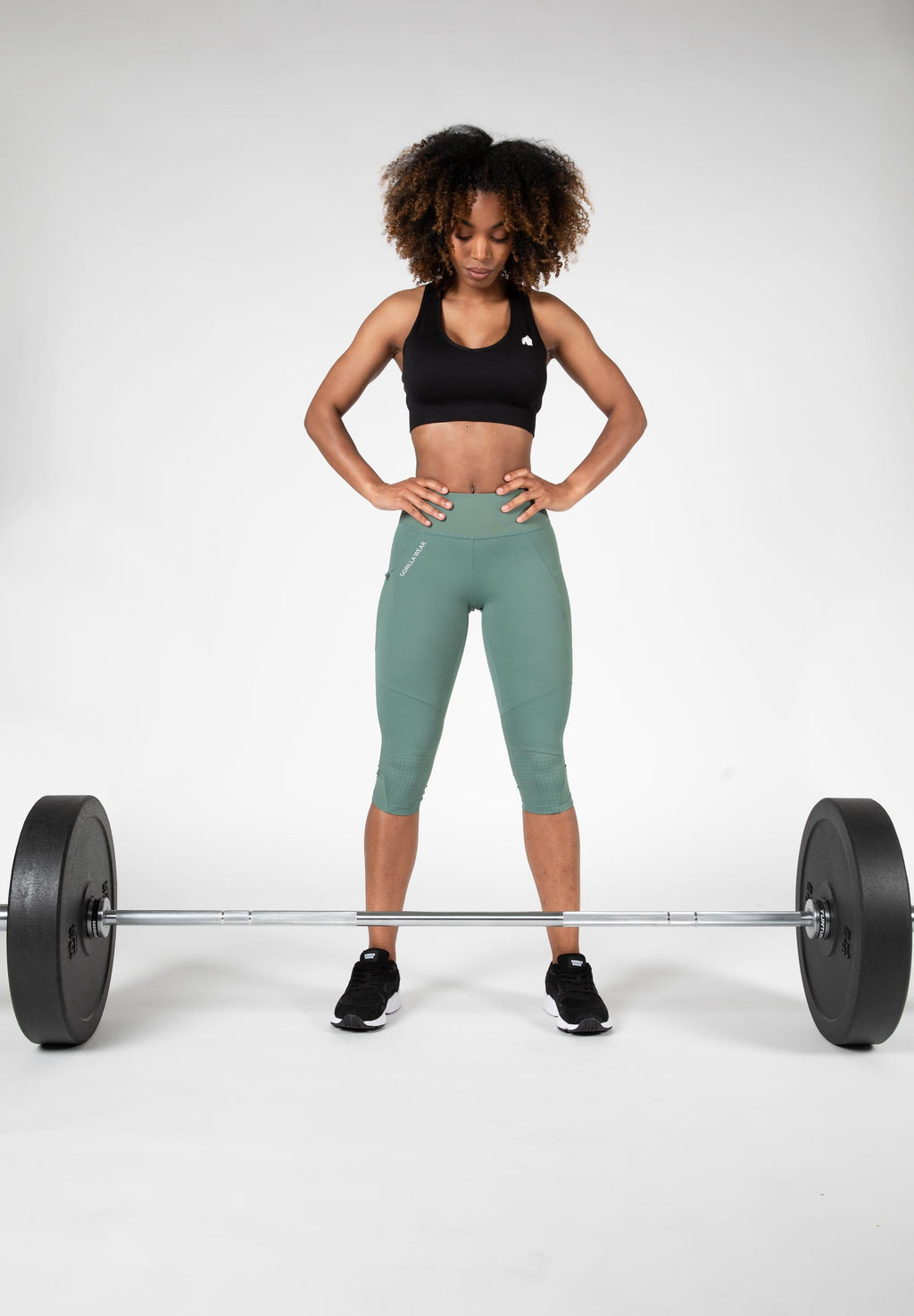 Gorilla Wear Monroe Cropped Leggings - Vert