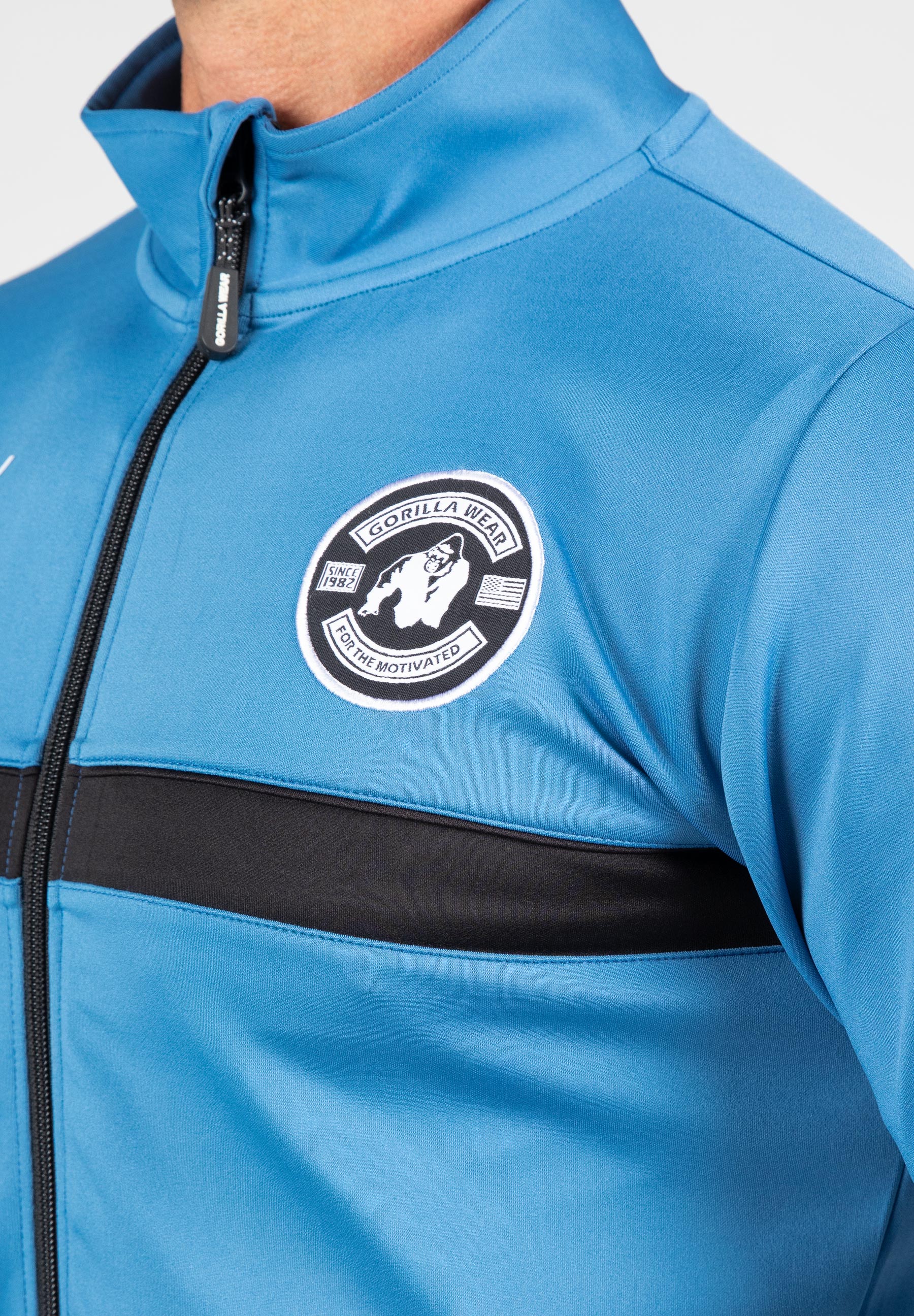 Gorilla Wear Vernon Trainingsjas - Track Jacket - Blauw