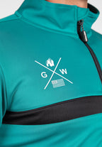 Gorilla Wear Vernon Trainingsjas - Track Jacket - Groen/Blauw