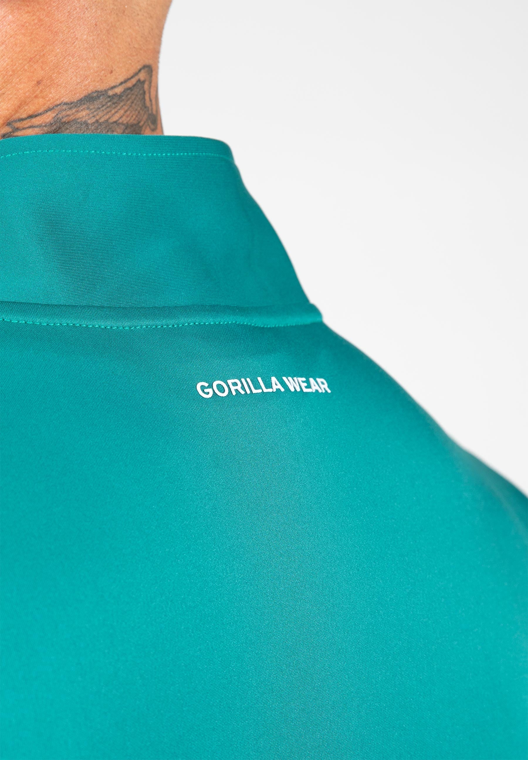 Gorilla Wear Vernon Trainingsjas - Track Jacket - Groen/Blauw
