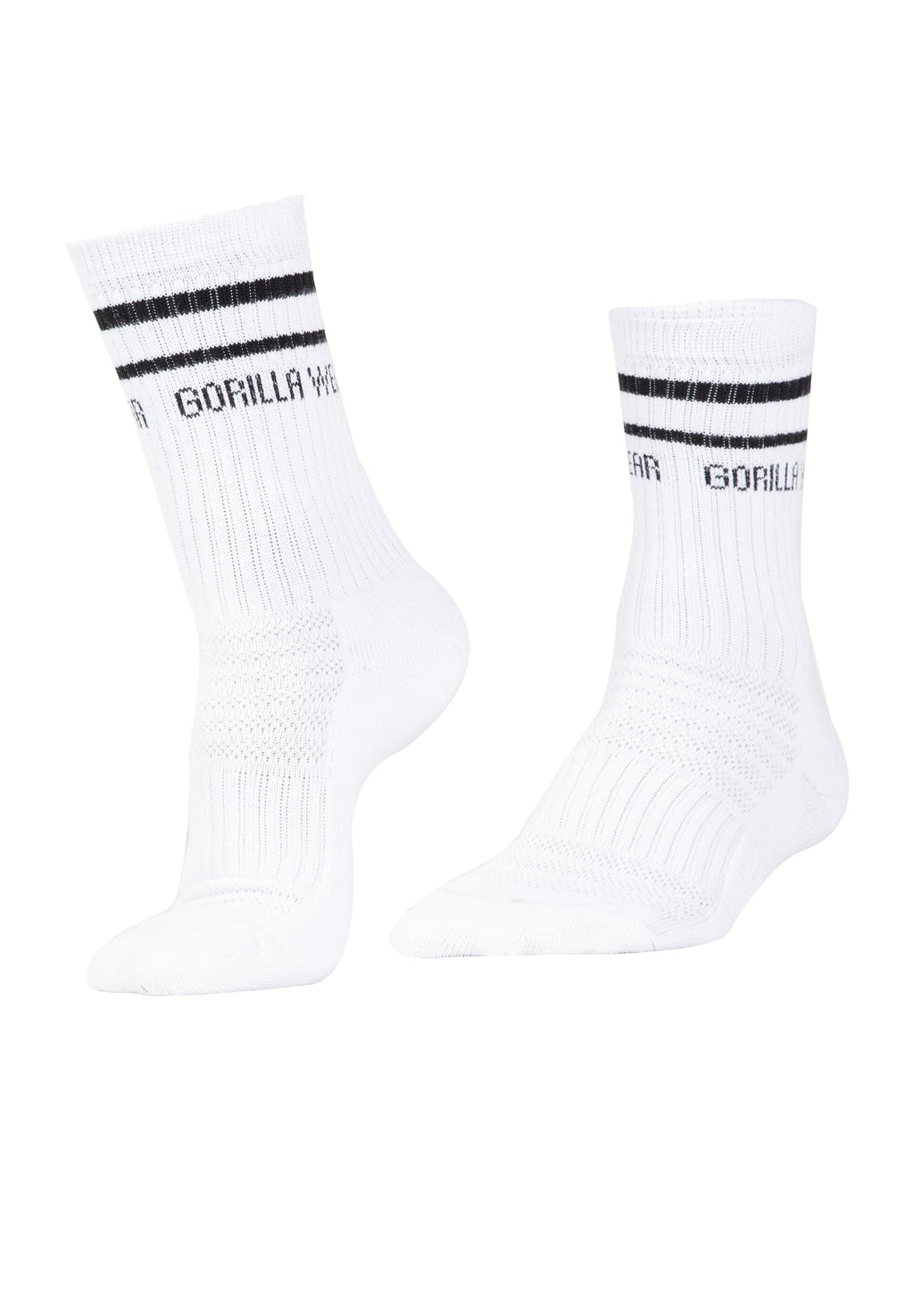 Gorilla Wear Crew Sokken 2-Pack - Wit