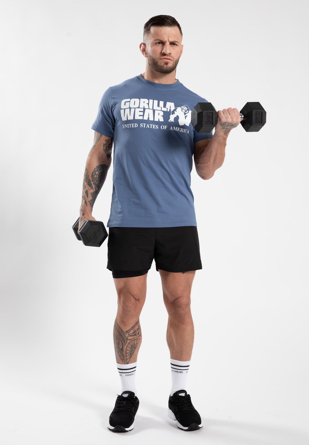 Gorilla Wear Classic T-shirt - Coronet Bleu