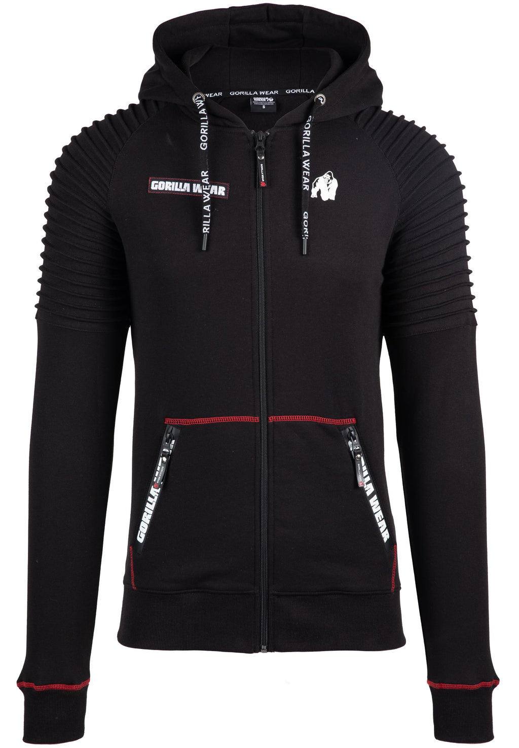 Gorilla Wear Georgia Zipped Hoodie - Noir