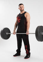 Gorilla Wear Monterey Tank Top - Noir/Rouge