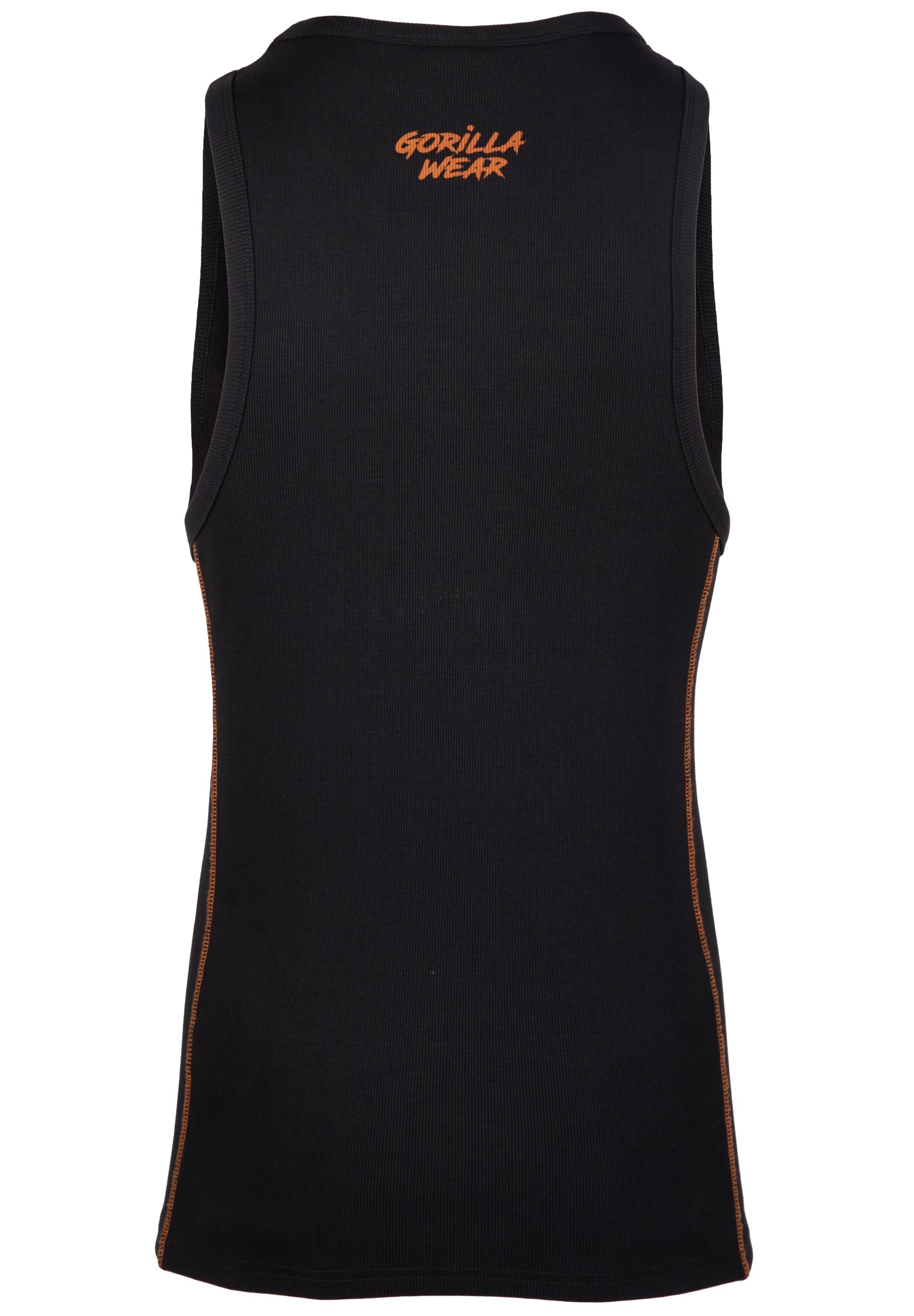 Gorilla Wear Monterey Tank Top - Noir/Orange