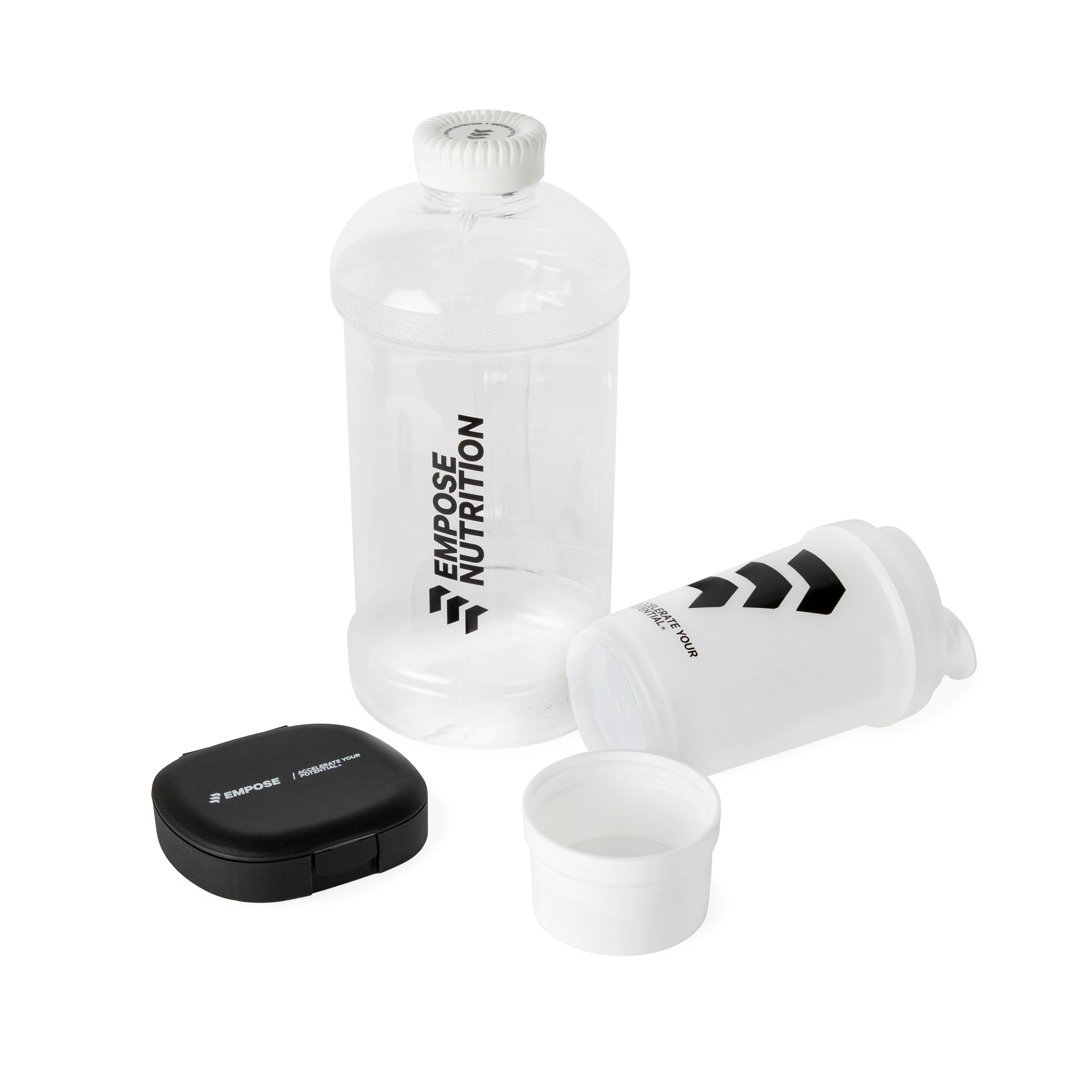 Empose Nutrition Pillbox - Boîte à pilules pour suppléments - Noir