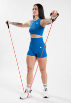 Gorilla Wear Olivia Seamless Crop Top - Bleu