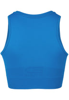 Gorilla Wear Olivia Seamless Crop Top - Bleu