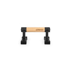 Gymstick Premium Parallettes - Supports de pompes - Bois/Noir