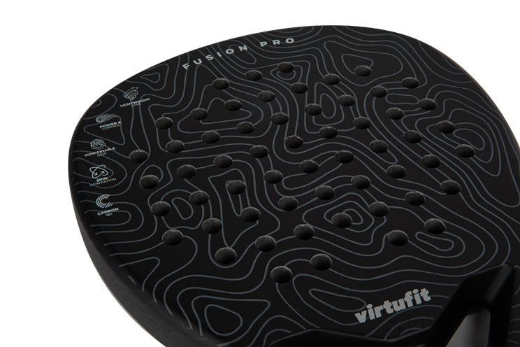 VirtuFit Fusion Pro Padel Set - Zwart - Grijs