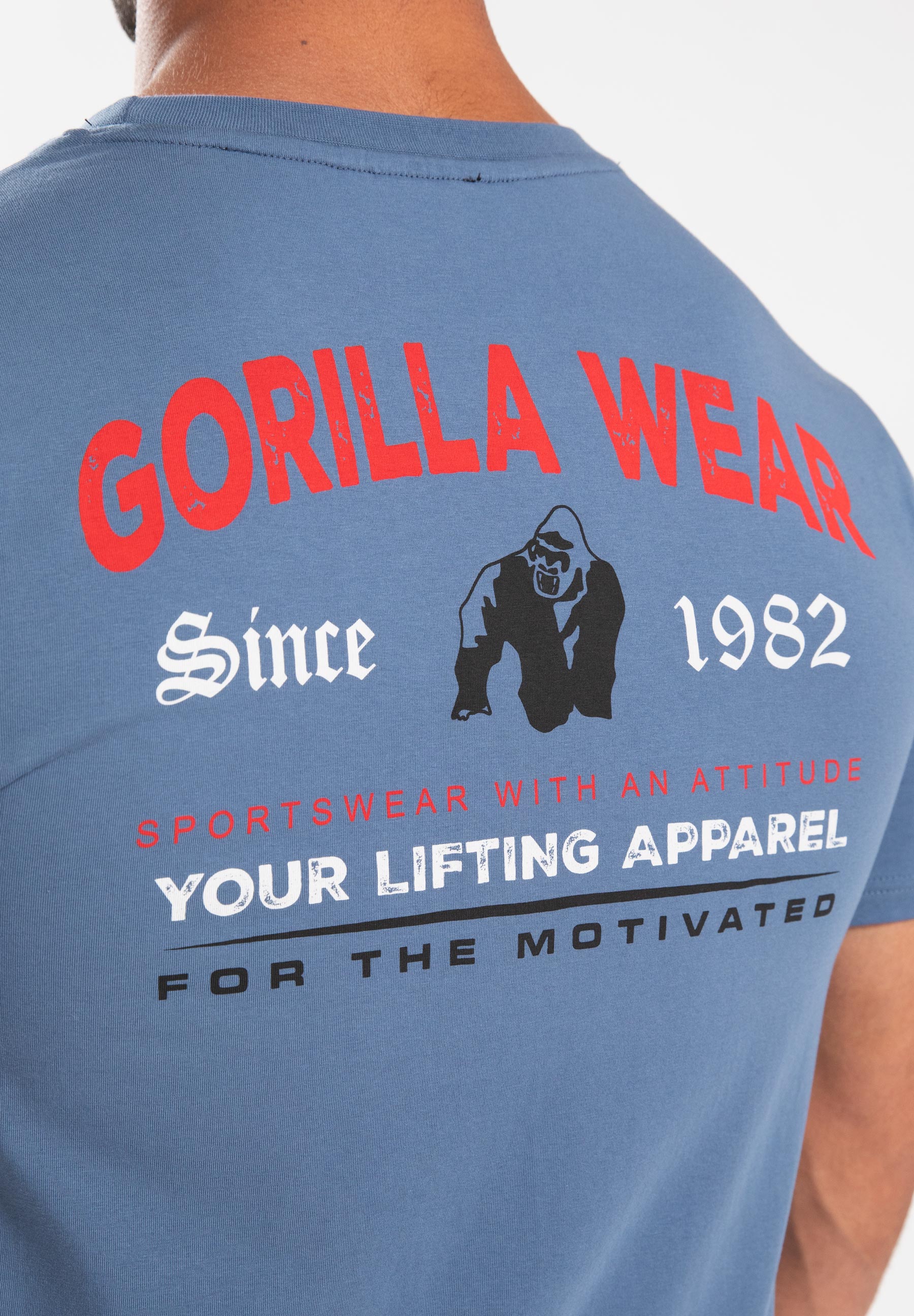 Gorilla Wear Warren T-shirt - Coronet Bleu
