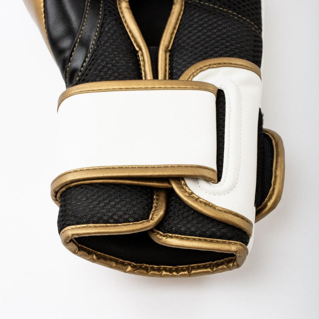 Everlast Powerlock 2R Gants De Boxe - Blanc/Doré