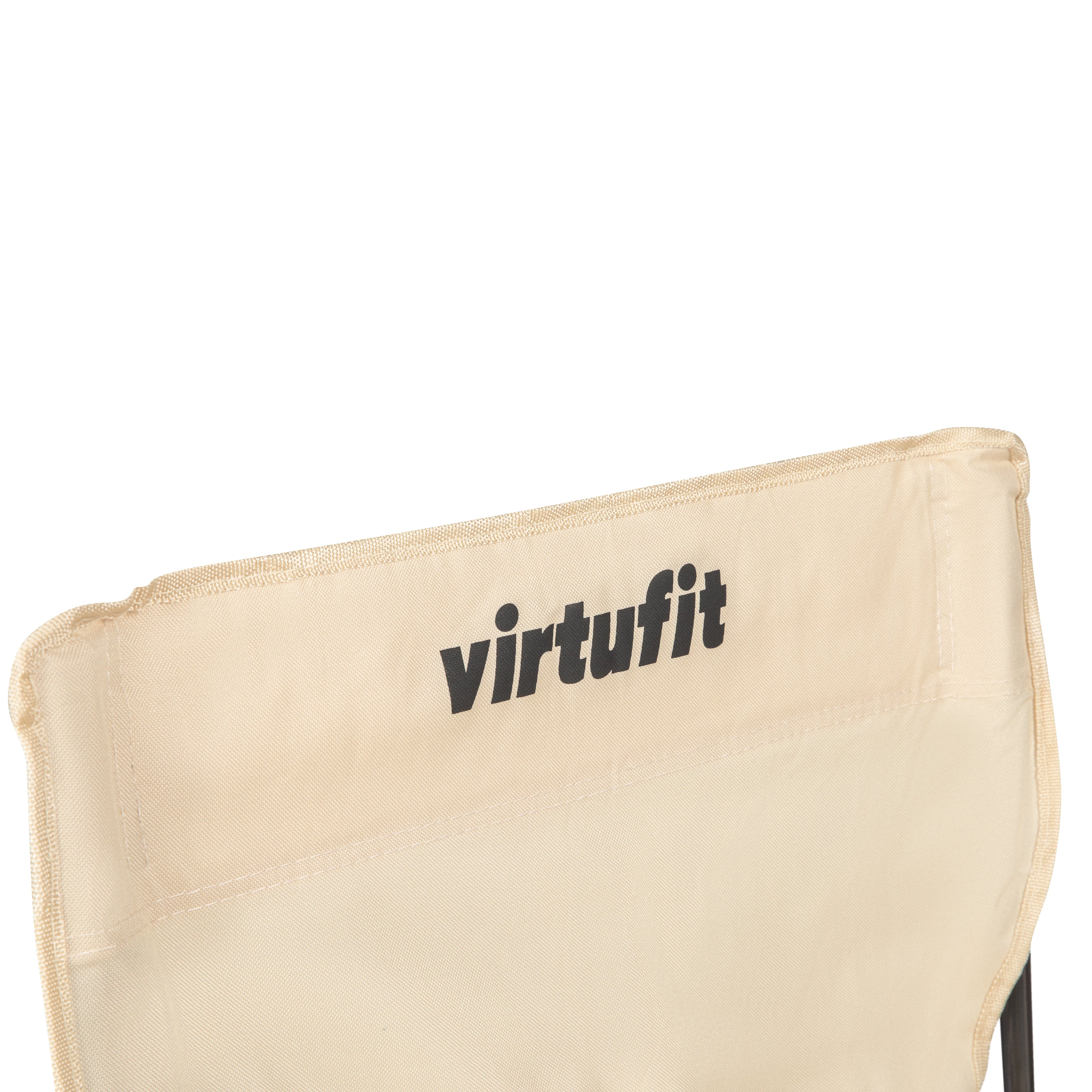 VirtuFit Foldable Camping Chair - Chaise de plage - Beige
