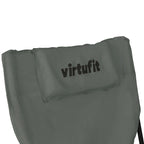 VirtuFit Campingstoel opvouwbaar met voetsteun - Strandstoel - Grijs