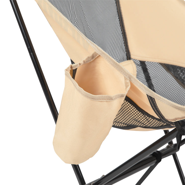VirtuFit Camping Chair Compact - Chaise de plage - Beige