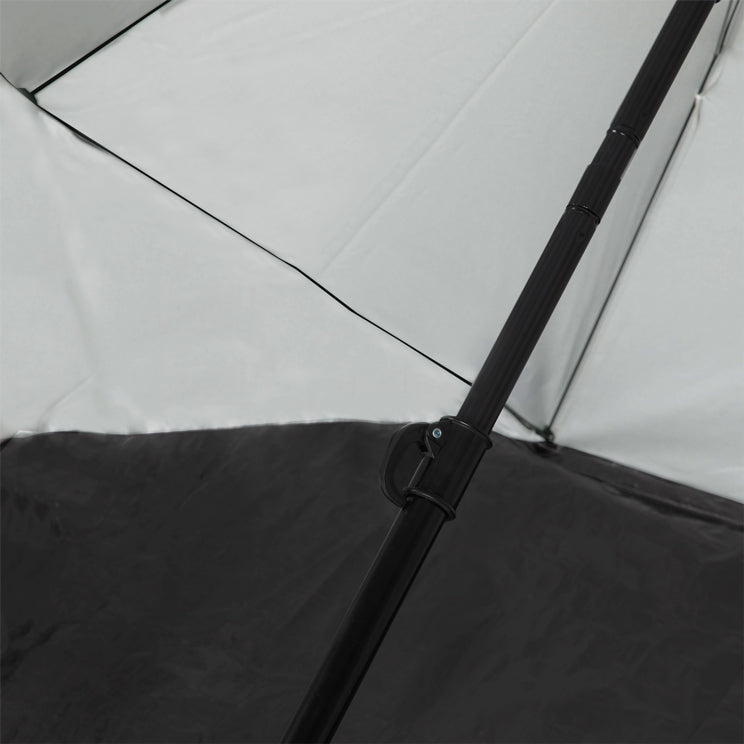 VirtuFit Parasol de plage - Windbreak - 180 cm - Beige