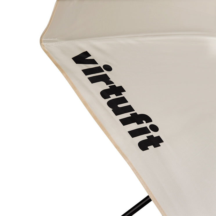 VirtuFit Parasol de plage - Windbreak - 180 cm - Beige