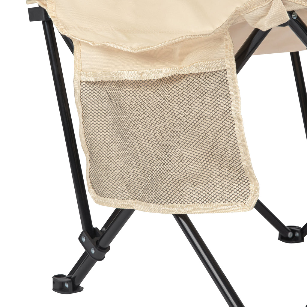 VirtuFit Foldable Camping Chair - Chaise de plage - Beige