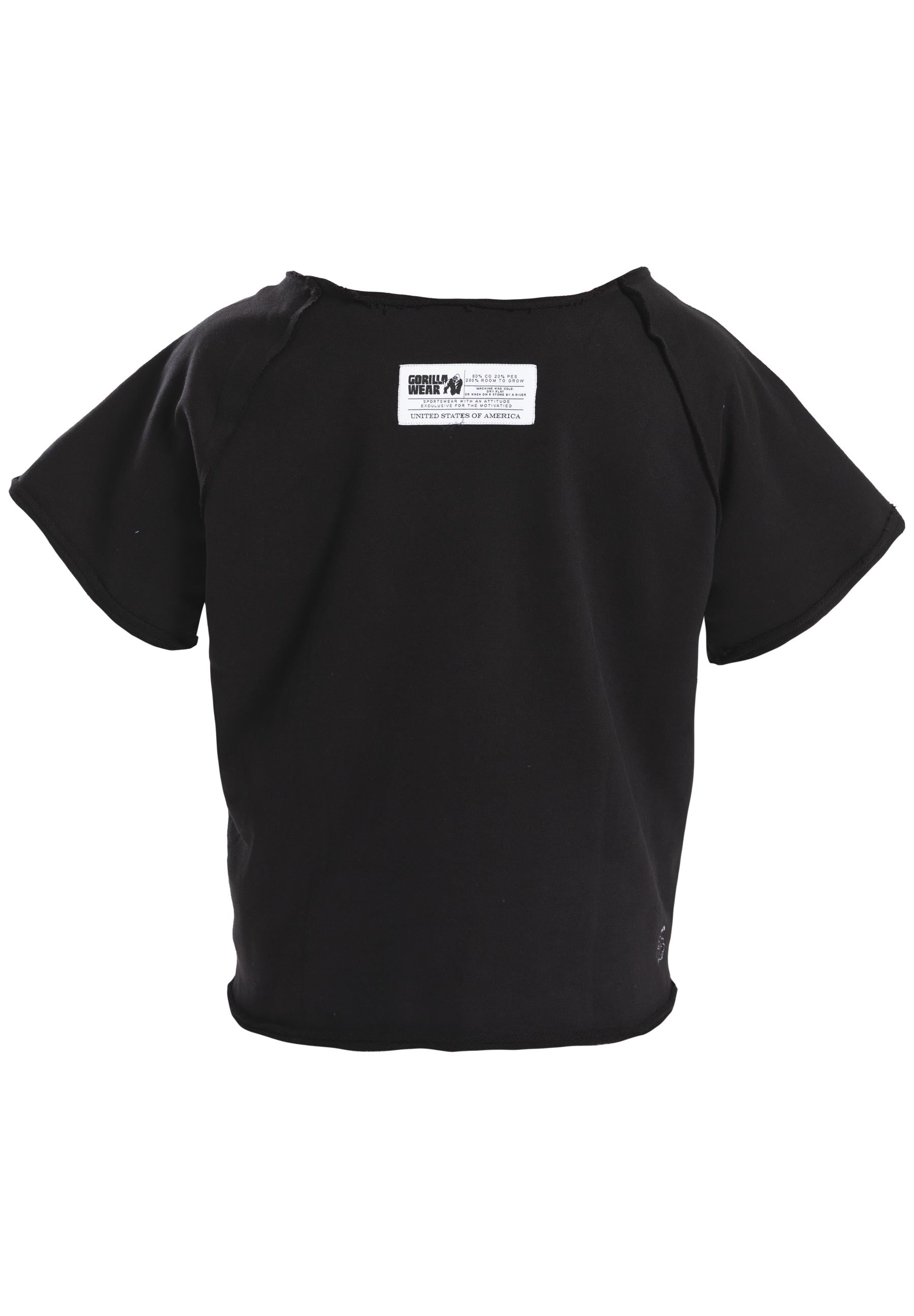 Gorilla Wear Classic Work Out Top - Noir/Or