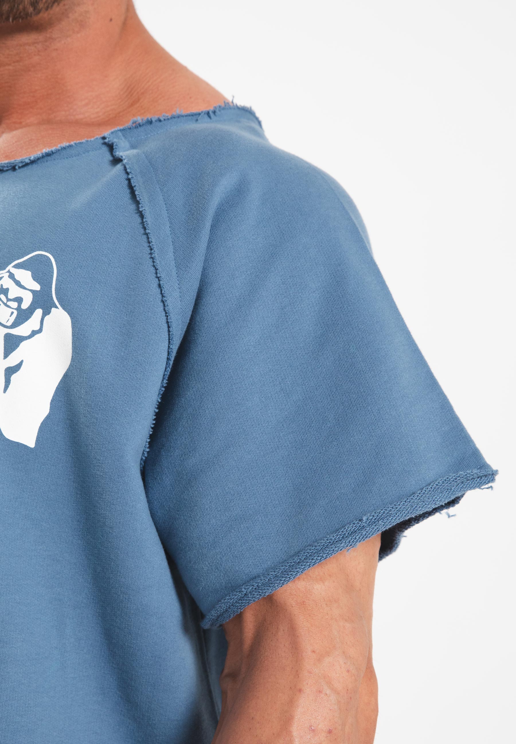 Gorilla Wear Classic Work Out Top - Coronet Bleu