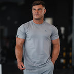 Reeva Premium Active Tee - T-shirt de Sport - Gris Clair