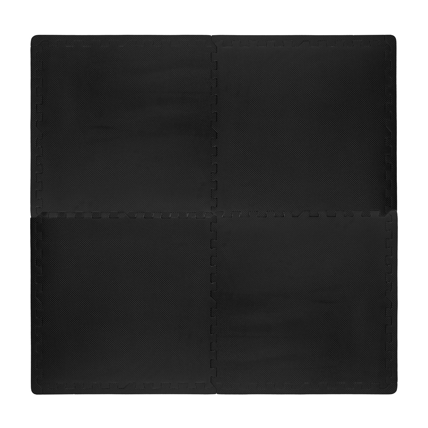 VirtuFit Fitness Puzzelmat - Vloermat - 8-delig - 240 x 120 cm - Zwart